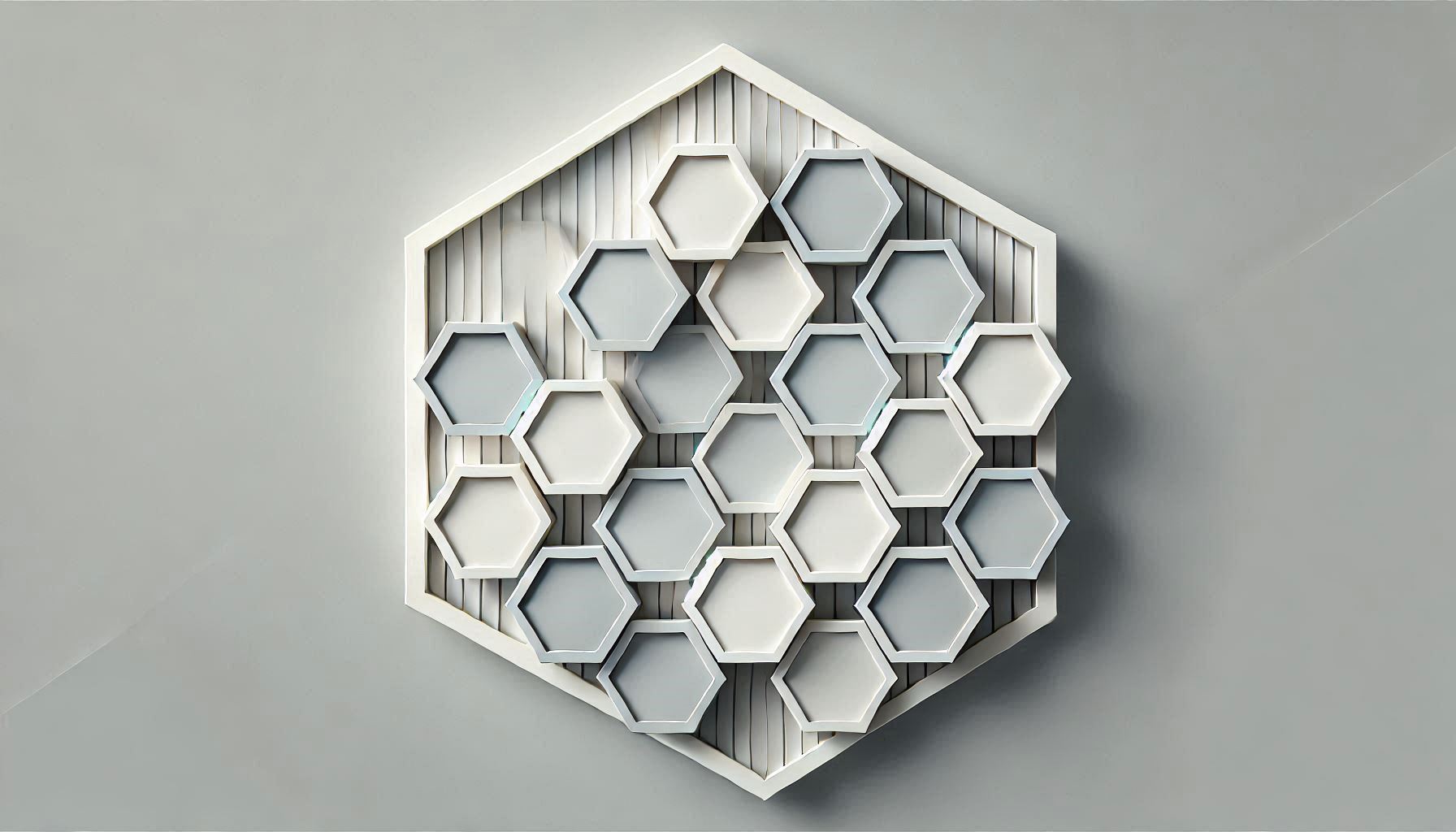 Light Grey Hexagon: Simple Yet Stylish